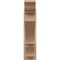 Ekena Millwork 6-in W x 24-in D x 24-in H Balboa Trad Rough Cedar Woodgrain TimberThane Outlooker, Primed Tan OUTUR060X24X24BOA04RCPR - alternate 3